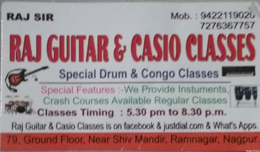 Raj Guitar and Casio Classes